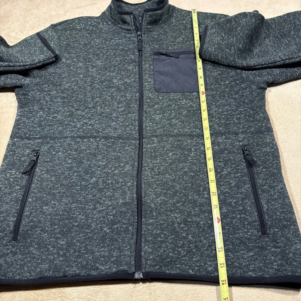 Dockers Windbreaker‎ Men's X-Large Charcoal Gray Full Zip w/ Chest Pocket Zip